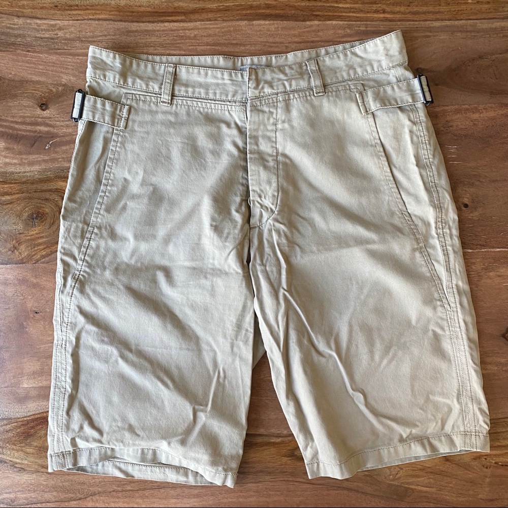 BOTTEGA VENETA khaki cargo shorts